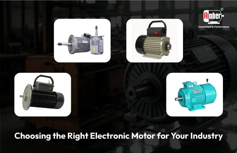 Right electronic motor for industry